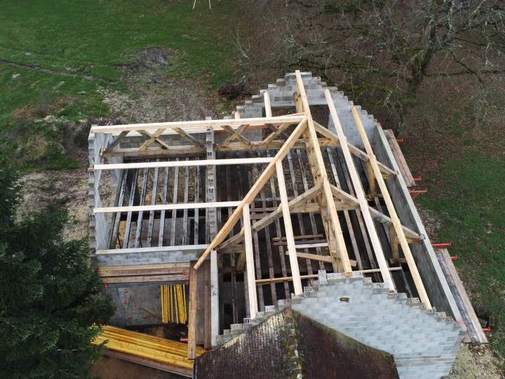 Montage charpente Vierzon