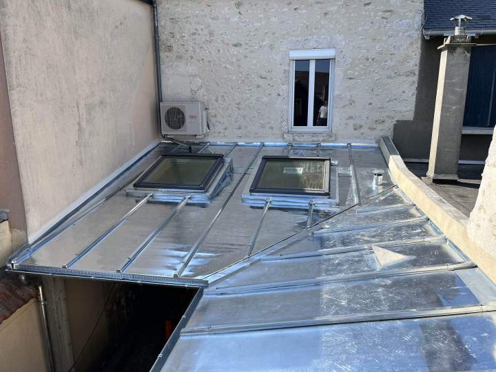 Toit zinc Vierzon